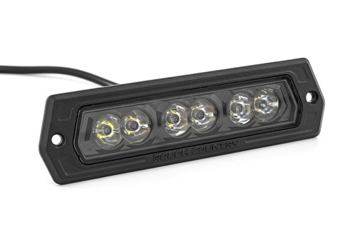 6 Inch Black Series LED LightsFlush Mount | Pair