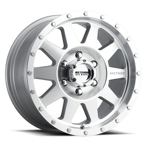 Aluminum Wheels 17x9 The Standard MR301 Bolt Pattern 6 On 139.7 Offset -12 Lip Size 3.46 Machined SL Clear Coat Method