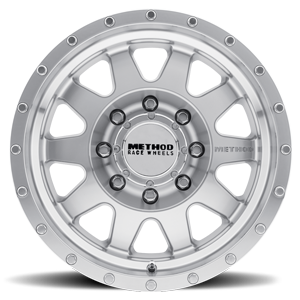 Aluminum Wheels 20x9 The Standard MR301 Bolt Pattern 8 On 165.1 Offset 18 Lip Size 3.7 Machined SL Clear Coat Method