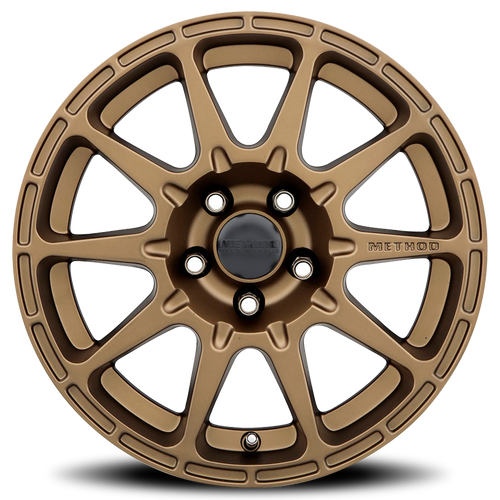 Aluminum Wheels 15x7 Rally VT-Spec MR501 Bolt Pattern 5 On 100 Offset 48 Lip Size 0 Method Bronze BRZ Method