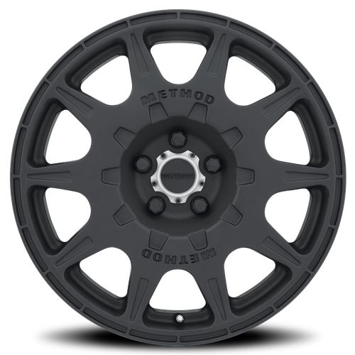 Aluminum Wheels 16x7 Rally MR502 Bolt Pattern 5 On 100 Offset 15 Lip Size 0 Matte Black MB Method