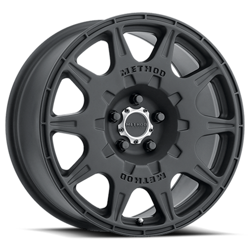 Aluminum Wheels 16x7 Rally MR502 Bolt Pattern 5 On 114.3 Offset 15 Lip Size 0 Matte Black MB Method