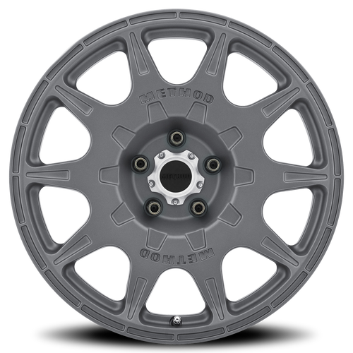 Aluminum Wheels 17x8 Rally MR502 Bolt Pattern 5 On 100 Offset 38 Lip Size 0 Titanium GY Method