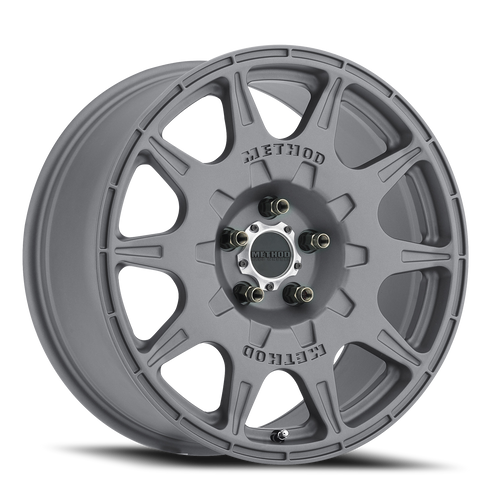 Aluminum Wheels 17x8 Rally MR502 Bolt Pattern 5 On 100 Offset 38 Titanium GY Method