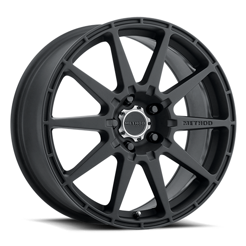 Aluminum Wheels 17x8 Rally MR501 Bolt Pattern 5 On 100 Offset 42 Lip Size 0 Matte Black MB Method