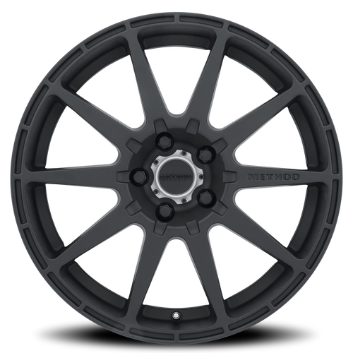 Aluminum Wheels 17x8 Rally MR501 Bolt Pattern 5 On 100 Offset 42 Lip Size 0 Matte Black MB Method