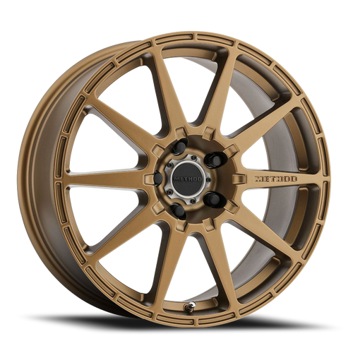 Aluminum Wheels 17x8 Rally MR501 Bolt Pattern 5 On 100 Offset 42 Lip Size 0 Method Bronze BRZ Method