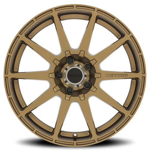 Aluminum Wheels 17x8 Rally MR501 Bolt Pattern 5 On 100 Offset 42 Lip Size 0 Method Bronze BRZ Method