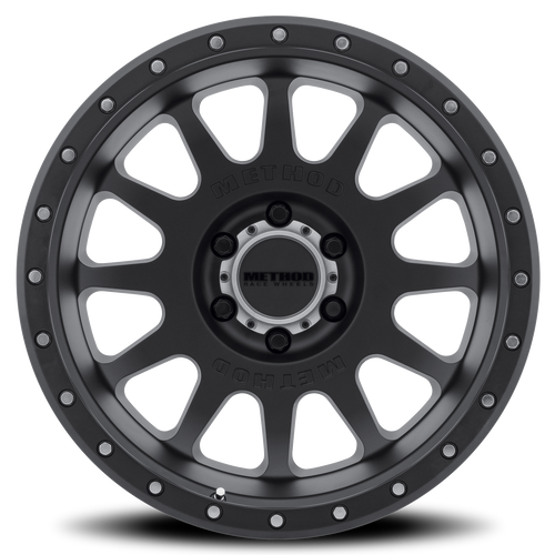 Aluminum Wheels 20x9 NV MR605 Bolt Pattern 6 On 135 Offset -12 Lip Size 1.85 Matte Black MB Method