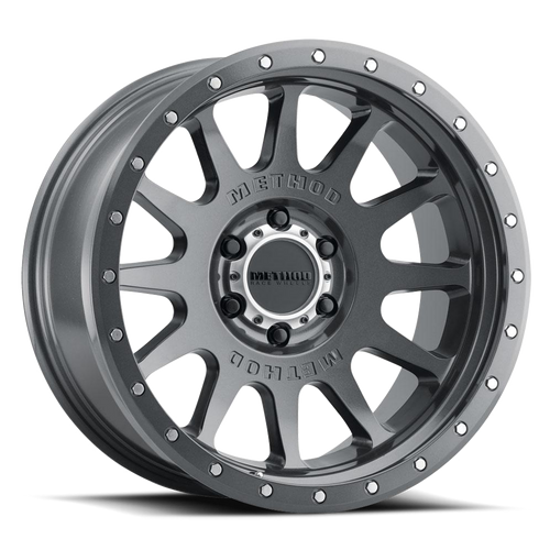 Aluminum Wheels 20x10 NV MR605 Bolt Pattern 8 On 180 Offset -24 Lip Size 2.83 Gloss Titanium GY Method