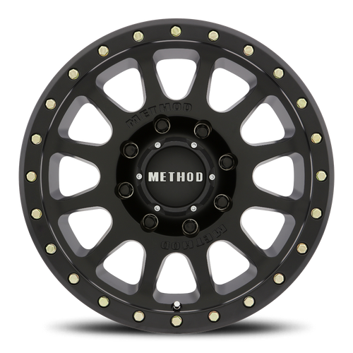 Aluminum Wheels 18x9 NV HD MR305 Bolt Pattern 8 On 170 Offset 18 Lip Size 1.38 Matte Black MB Method
