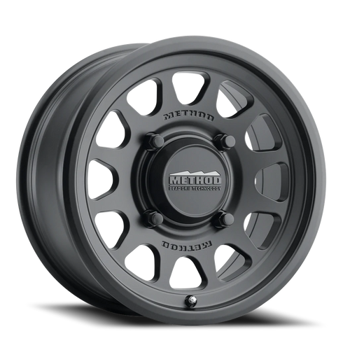 Aluminum Wheels 15x7 MR414 Bead Grip UTV Bolt Pattern 4 On 136 Offset 38 Lip Size 0.79 Matte Black MB Method