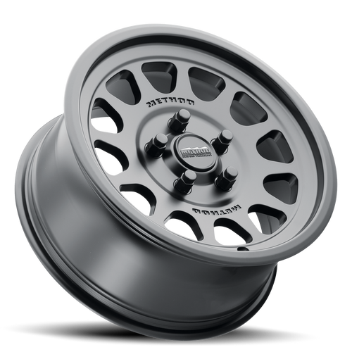 Aluminum Wheels 15x7 MR414 Bead Grip UTV Bolt Pattern 5 On 114.3 Offset 13 Lip Size 1.18 Matte Black MB Method