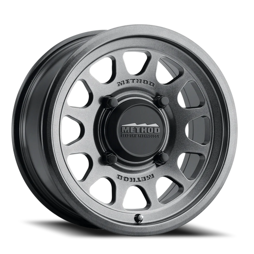 Aluminum Wheels 15x7 MR414 Bead Grip UTV Bolt Pattern 4 On 156 Offset 38 Lip Size 0.79 Graphite GY Method
