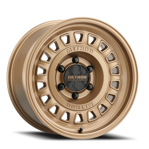 Aluminum Wheels 18x9 MR320 Bolt Pattern 6 On 139.7 Offset 18 Lip Size 1.89 Method Bronze BZ Method