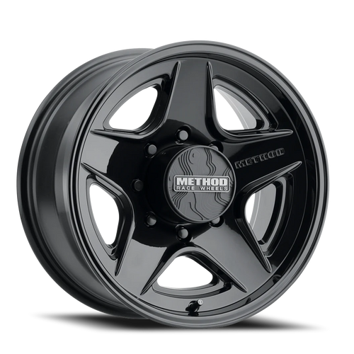 Aluminum Wheels 20x9 MR319 Bolt Pattern 8 On 180 Offset 18 Lip Size 1.06 Gloss Black GB Method