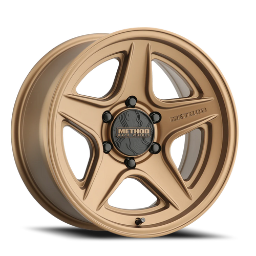 Aluminum Wheels 18x9 MR319 Bolt Pattern 6 On 139.7 Offset 18 Lip Size 1.06 Method Bronze BZ Method