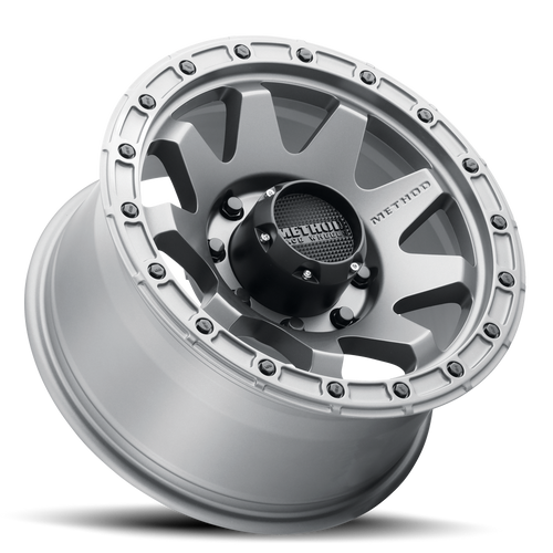 Aluminum Wheels 18x9 MR317 Bolt Pattern 8 On 170 Offset 18 Lip Size 0.83 Matte Titanium GY Method