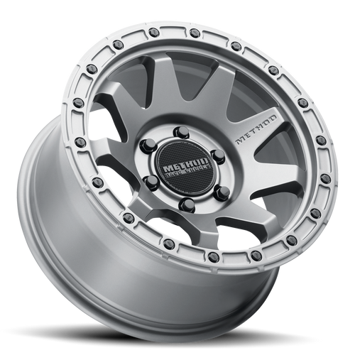 Aluminum Wheels 18x9 MR317 Bolt Pattern 6 On 139.7 Offset 18 Lip Size 0.83 Matte Titanium GY Method