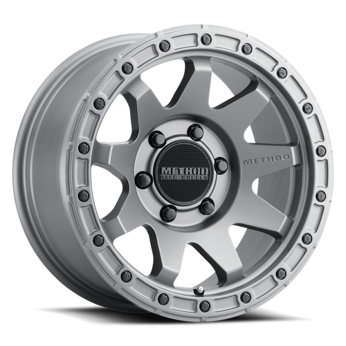 Aluminum Wheels 18x9 MR317 Bolt Pattern 6 On 139.7 Offset 3 Lip Size 0.83 Matte Titanium GY Method
