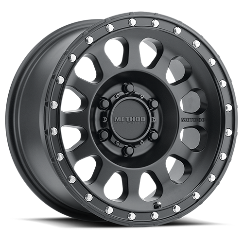 Aluminum Wheels 20x9 MR315 Bolt Pattern 6 On 139.7 Offset 18 Lip Size 2.13 Matte Black MB Method