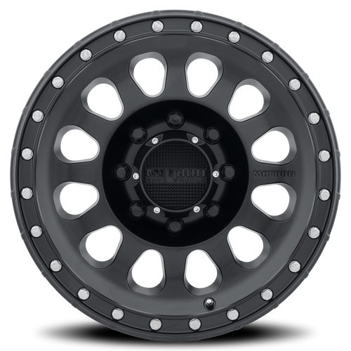 Aluminum Wheels 20x10 MR315 Bolt Pattern 8 On 180 Offset -18 Lip Size 3.27 Matte Black MB Method