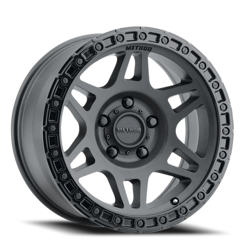 Aluminum Wheels 17x9 MR312 Bolt Pattern 5 On 127 Offset -12 Lip Size 0.91 Double Matte Black MBGL Gloss Black Lip Method
