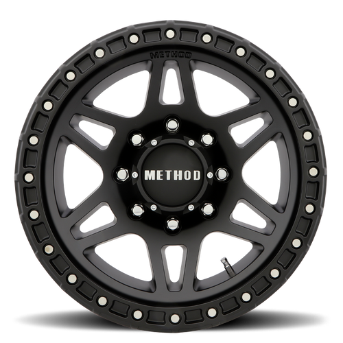 Aluminum Wheels 18x9 MR312 Bolt Pattern 8 On 165.1 Offset 18 Lip Size 0.91 Matte Black MB Method