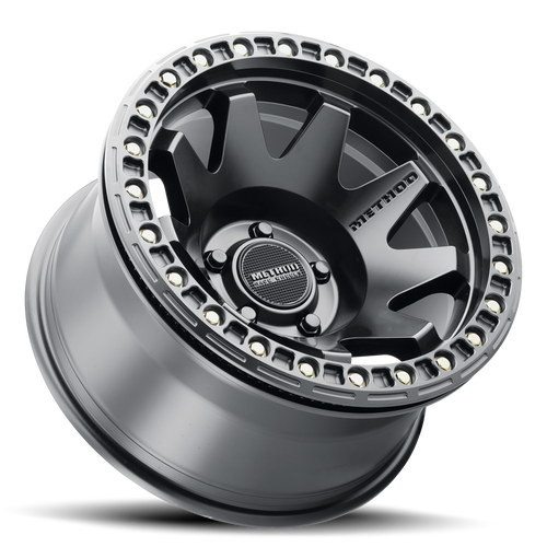 Aluminum Wheels 17x9 MR108 Bolt Pattern 5 On 127 Offset -44 Lip Size 0.63 Matte Black MB Method