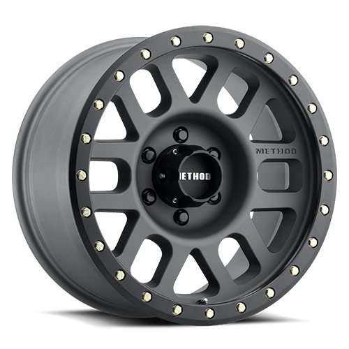 Aluminum Wheels 18x9 Grid MR309 Bolt Pattern 6 On 139.7 Offset 0 Lip Size 1.69 Matte Black MB Method