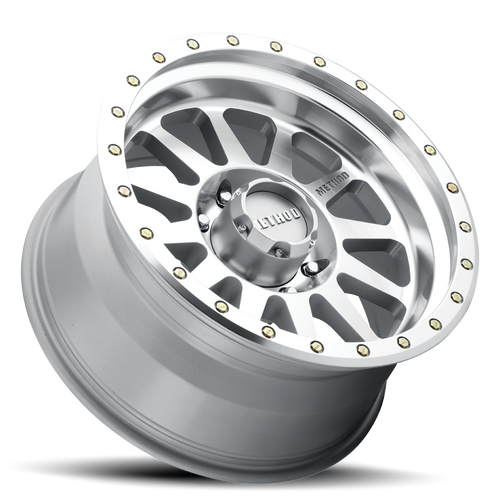 Aluminum Wheels 20x10 Double Standard MR304 Bolt Pattern 8 On 180 Offset -18 Lip Size 3.9 Machined SL Clear Coat Method