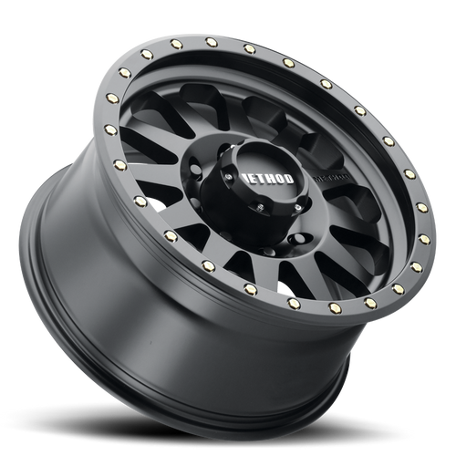 Aluminum Wheels 20x10 Double Standard MR304 Bolt Pattern 8 On 170 Offset -18 Lip Size 3.9 Matte Black MB Method