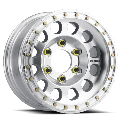 Aluminum Wheels 17x9 Beadlock MR103 Bolt Pattern 8 On 170 Offset -12 Lip Size 2.76 Raw Machined Method