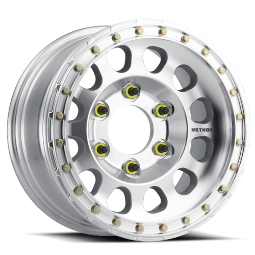 Aluminum Wheels 17x9 Beadlock MR103 Bolt Pattern 8 On 165.1 Offset -12 Lip Size 2.76 Raw Machined Method