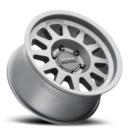Aluminum Wheels 15x7 Bead Grip MR704 Bolt Pattern 5 On 100 Offset 15 Lip Size 1.18 Titanium SL Method