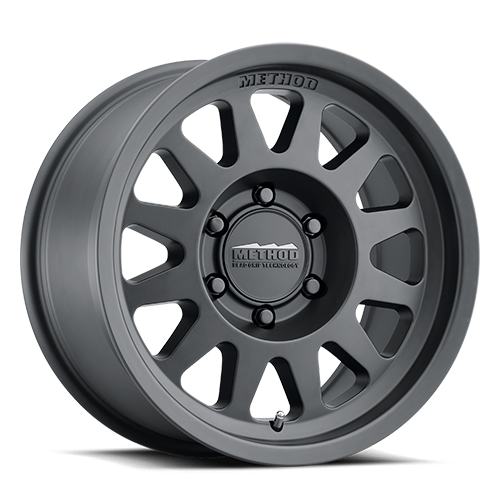 Aluminum Wheels 15x7 Bead Grip MR704 Bolt Pattern 5 On 100 Offset 15 Lip Size 1.18 Matte Black MB Method