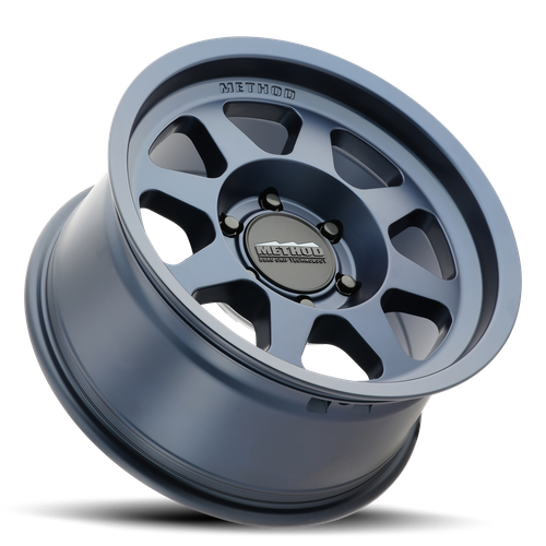 Aluminum Wheels 17x9 Bead Grip MR701 Bolt Pattern 5 On 127 Offset -12 Lip Size 1.97 Bahia Blue BL Method