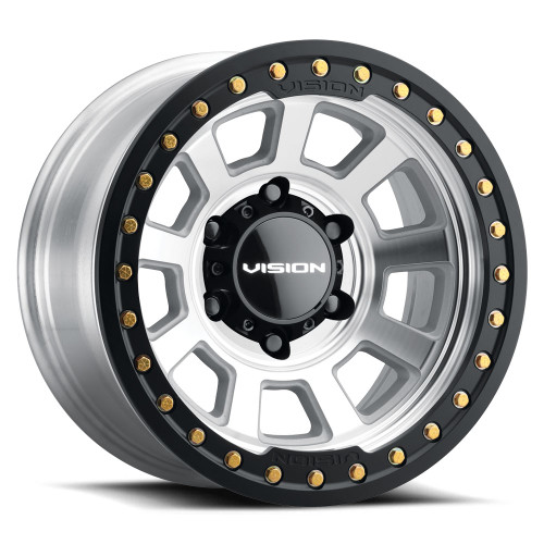 15x8 5x5.5 0BS 350 Ojos Machined - Vision Wheel