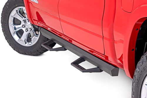 21-24 Ram 1500 TRX & 19-25 Ram 1500 Crew Cab SRL2 Adj Aluminum Step - Rough Country 
