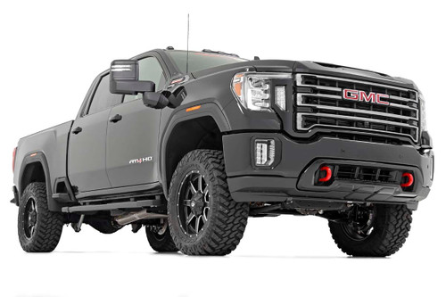 20-25 Chevy/GMC 2500,3500HD w/Overloads Red V2 UCAs 3in Lift Kit - Rough Country 