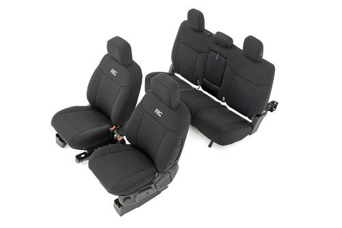 19-25 Ford Ranger FR Bucket & RR Bench Seat Covers - Rough Country 