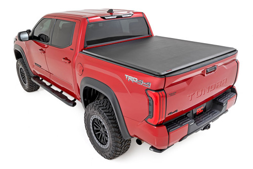22-25 Toyota Tundra 6ft7in Bed Soft Roll Up Bed Cover - Rough Country 
