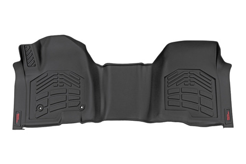 19-25 & Classic Chevy/GMC 1500,2500,3500HD Crew FR Over Hump Sure-Fit Floor Mats - Rough Country 