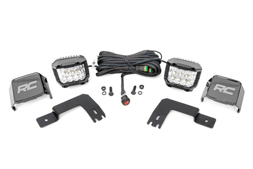 LED Light | Under Bed Mount | 3" Chrome Pair | Wide Angle | Polaris XPEDITION ADV 5 - 93190