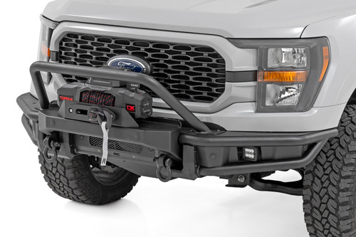 Front Bumper Tubular Winch Mount Ford F-150 (2021-2023)