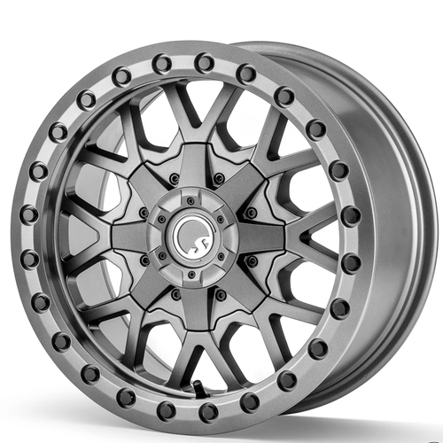 15x7 4x156/4x137 Madlock Beadlock Gunmetal
