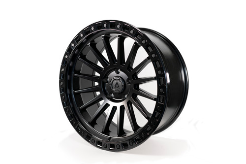 20x9 5x5.0 Mesa Satin Black / Gloss Black Lip - Arena Wheel