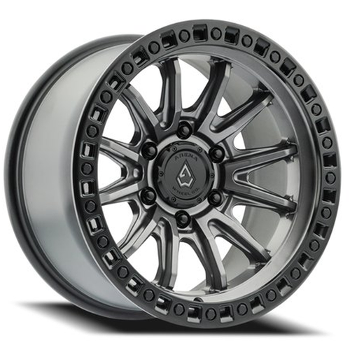 20x9 8x6.5 20mm Offset Mission Gunmetal Black - Arena Wheel