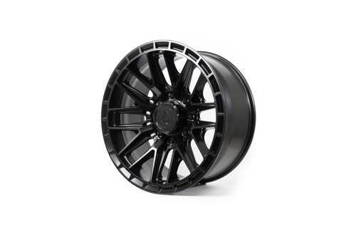 22x10 8x6.5 -18mm Offset Battle Satin Black - Arena Wheel