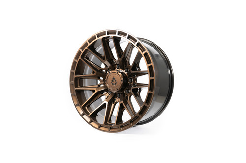 22x10 6x135 -18mm Offset Battle Bronze - Arena Wheel